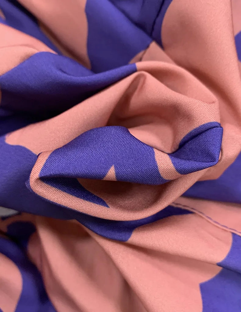 Belted Floral Shirt Dress Mid-Length Button-Down Dress